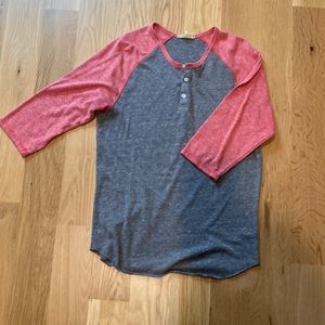 Mens Alternative Apparel 3/4 Length Sleeve